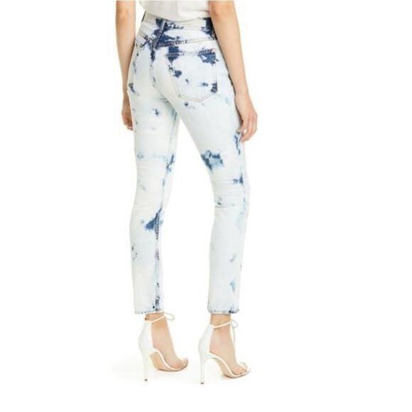 GRLFRND High-Rise Acid Wash Skinny Jeans Size 25 - Picture 4 of 7